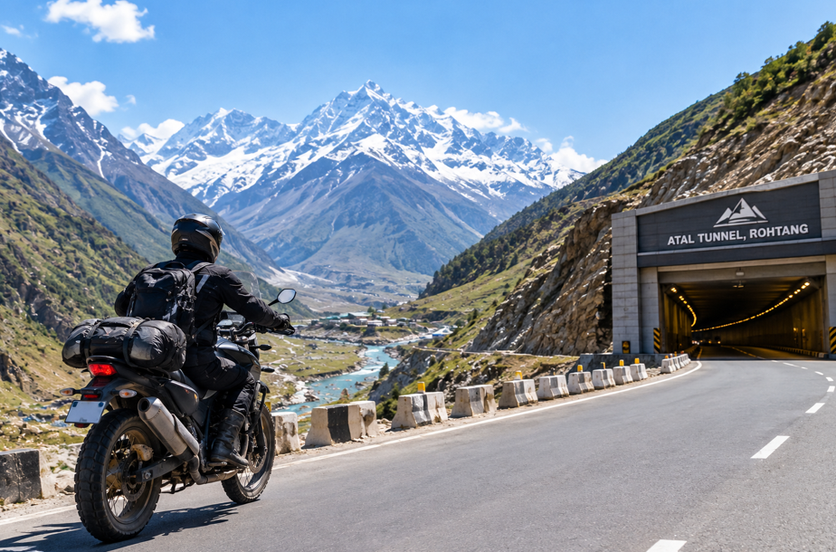 Delhi to Manali via Atal Tunnel & Spiti: Route Guide for Bike Rental in Delhi for Manali