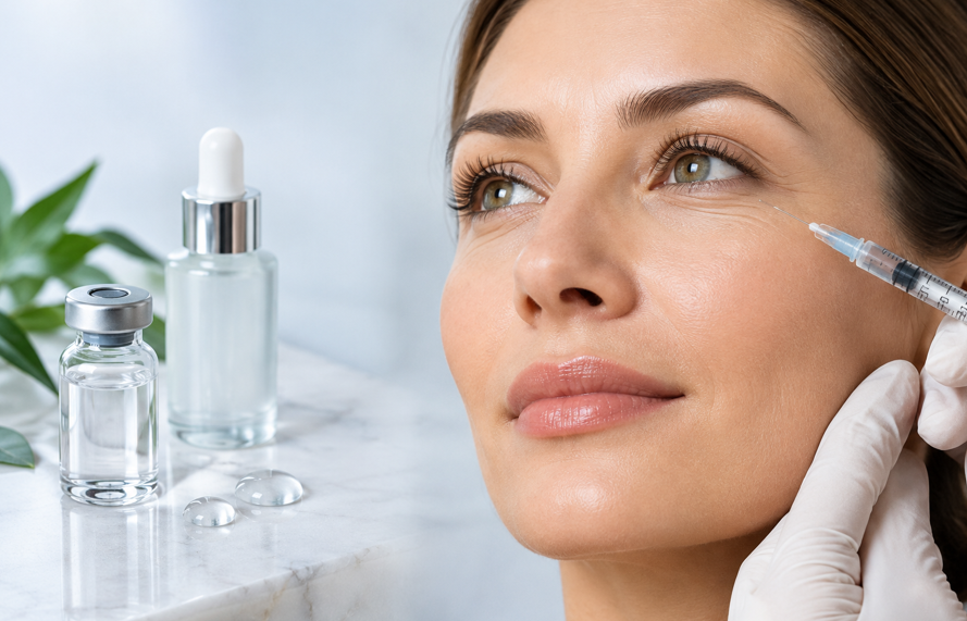 Why Hyaluronic Acid Injections Outperform Serums for Deep Wrinkles